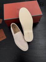 Giày Loro Piana Summer Walk Loafer Suede Beige chất lượng cao