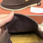 Giày Loro Piana Summer Walk Loafer Suede Chocolate chất lượng cao