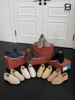Giày Loro Piana Summer Walk Loafer Suede Chocolate chất lượng cao