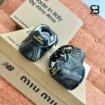 Giày New Balance x Miu Miu 530 SL Black Leather cao cấp