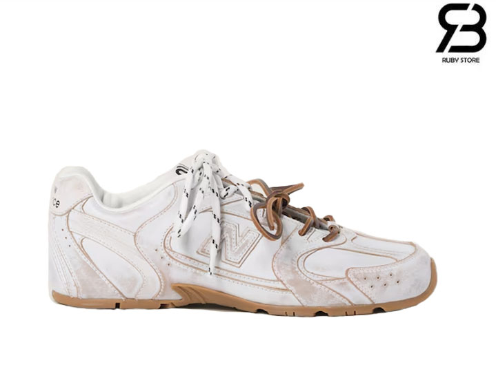 Giày New Balance x Miu Miu 530 SL Dust White Leather chất lượng cao