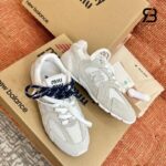 Giày New Balance x Miu Miu 530 SL Suede Sneakers White chất lượng tốt