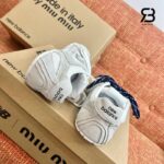 Giày New Balance x Miu Miu 530 SL Suede Sneakers White chất lượng cao