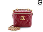 Túi Chanel Mini Perfect Fit Vanity Case With Chain Red Calfskin AP2292 màu đỏ sang trọng