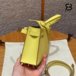 Túi Hermes Mini Kelly II 20 Lime Epsom GHW sang trọng