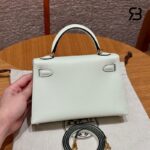 Túi Hermes Mini Kelly II 20 Vert Fizz Epsom GHW sang trọng