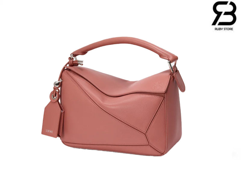 Túi Loewe Small Featherlight Puzzle Bag in Nappa Lambskin Blush chất lượng cao