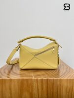 Túi Loewe Small Featherlight Puzzle Bag in Nappa Lambskin Dark Butter chất lượng cao