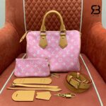 Túi LV Speedy P9 Bandoulière 30 Monogram Candy Hồng sang trọng