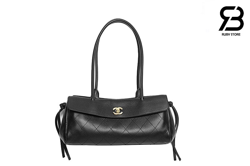 Túi Chanel Baguette SS26 Small Shopping Bag Black Best Pháp sang trọng