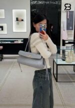 Túi Chanel Baguette SS26 Small Shopping Bag Blue Best Pháp chi tiết