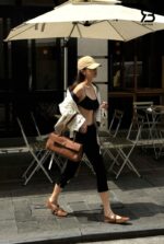 Túi Chanel Baguette SS26 Small Shopping Bag Brown Best Pháp, chi tiết sang trọng