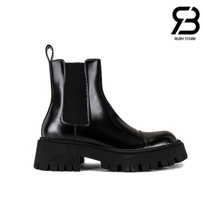 Giày Balenciaga Black Tractor Boots Black chất lượng tốt nhất