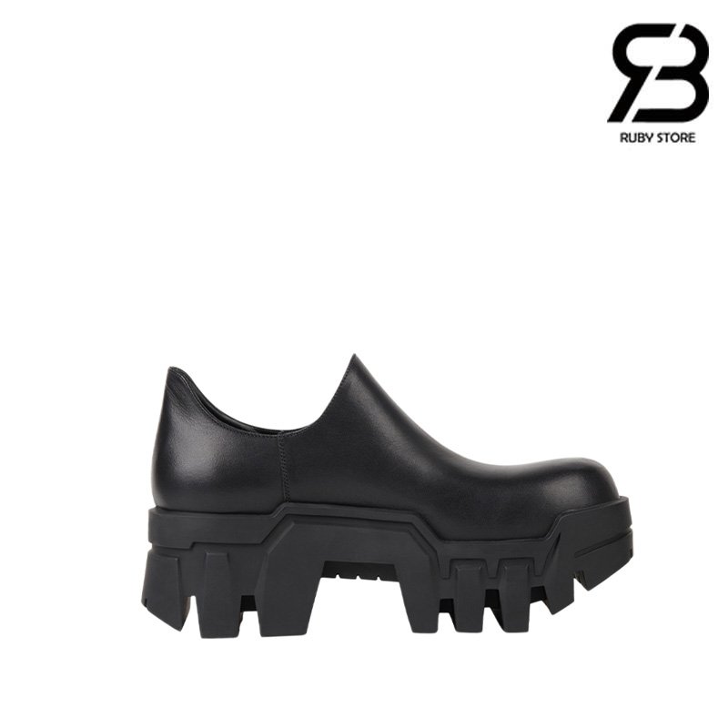 Giày Balenciaga Bulldozer Miniboot Black Calfskin Low Cut chất lượng cao