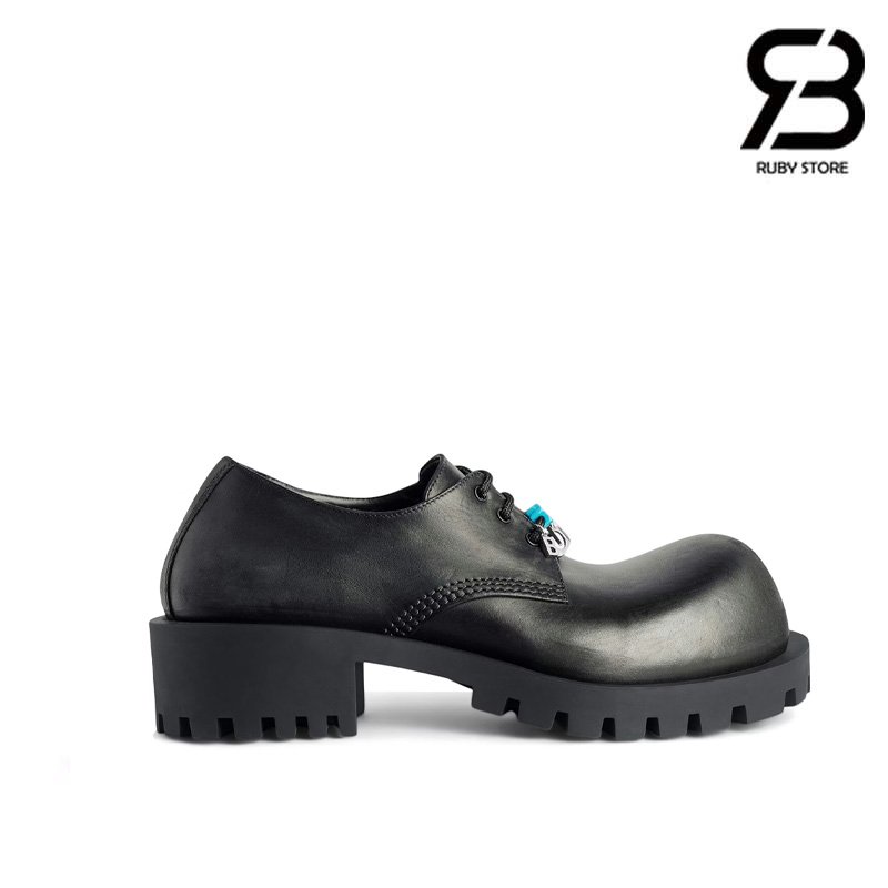 Giày Balenciaga Hummer Derbie Shoe Black With Charms chất lượng tốt nhất