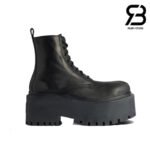 Giày Balenciaga Strike Platform Bootie in Black Soft Bullskin chất lượng tốt