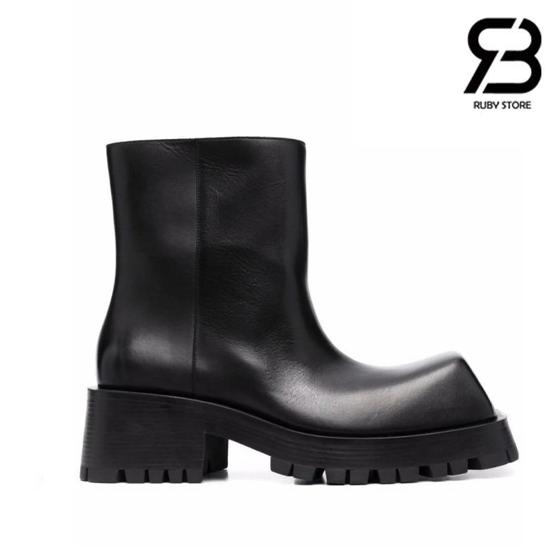 Giày Balenciaga Trooper Boots Black Best Quality, phong cách hiện đại và sang trọng