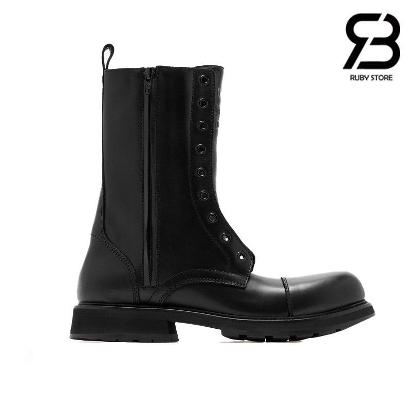 Giày Balenciaga Truck Lace-Up Boots Black Best Quality, thiết kế thời thượng.
