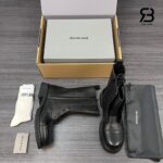 Giày Balenciaga Truck Lace-Up Boots Black Best Quality góc nghiêng chi tiết