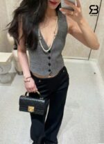 Túi Dior Ange Mini Bag Black Macrocannage Lambskin Best Sale - chi tiết 4