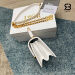Túi Dior Ange Mini Bag Latte Macrocannage Lambskin chi tiết sang trọng
