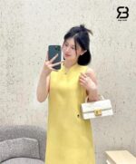 Túi Dior Ange Mini Bag Latte Macrocannage Lambskin chi tiết 7