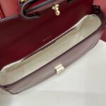 Túi Gucci Horsebit 1955 Soft Small Top-Handle Bag Ancora Red chi tiết