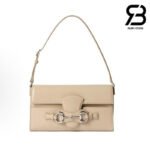 Túi Gucci Horsebit Ristretto Medium Shoulder Bag Natural Leather Best Ý sang trọng