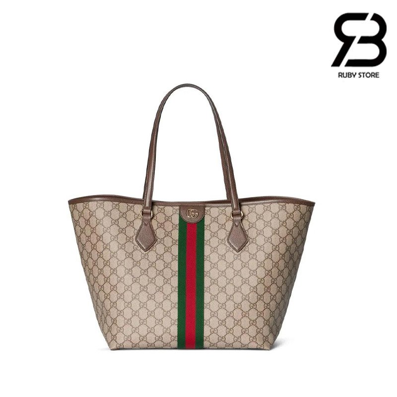 Túi Gucci Ophidia Large Tote Bag GG Beige Brown 836829 Size 31CM chất lượng tốt