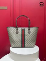 Túi Gucci Ophidia Large Tote Bag GG Beige Brown 836829 đẹp sang trọng