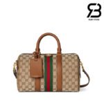 Túi Gucci Ophidia Medium Boston Bag Beige Brown GG Canvas 857595 Size 30CM cao cấp