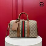 Túi Gucci Ophidia Medium Boston Bag Beige Brown GG Canvas 857595 đẹp sang trọng