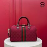 Túi Gucci Ophidia Medium Boston Bag Red GG Canvas 772061 Size 26CM chính hãng