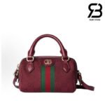 Túi Gucci Ophidia Mini Boston Bag Red GG Canvas 781490 Size 16CM Chính Hãng