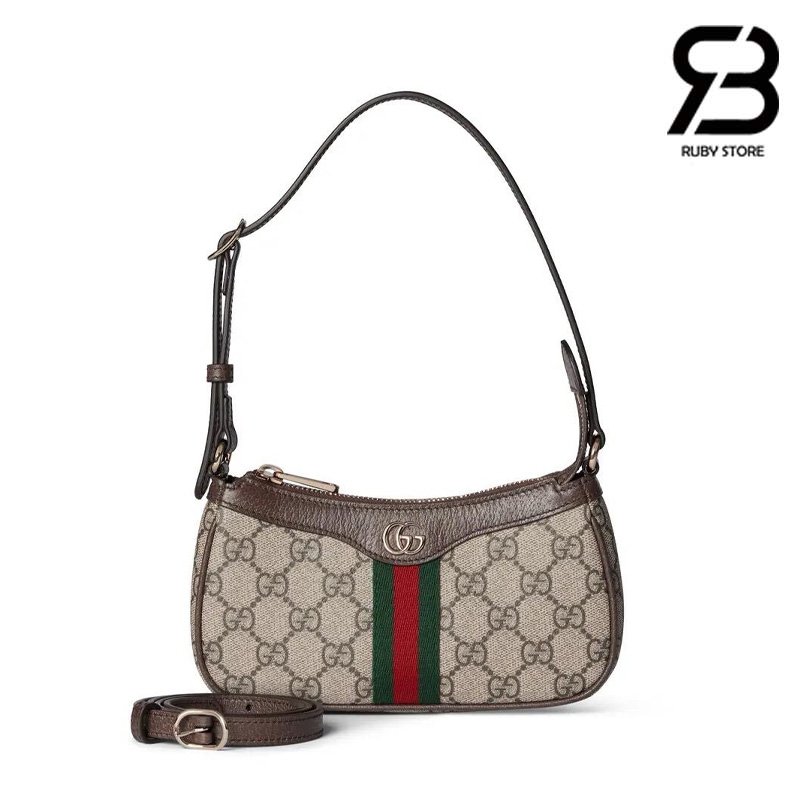 Túi Gucci Ophidia Mini Shoulder Bag GG Beige Brown 848465 Size 19CM cao cấp