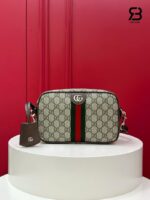 Túi Gucci Ophidia Small Camera Bag GG Beige Brown 841310 Size 24CM chính hãng sang trọng