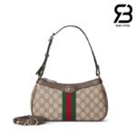 Túi Gucci Ophidia Small Shoulder Bag GG Beige Brown 841341 Size 26CM chính hãng sang trọng