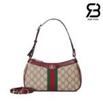 Túi Gucci Ophidia Small Shoulder Bag GG Beige Red 841341 Size 26CM Chính Hãng