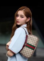 Túi Gucci Ophidia Small Shoulder Bag GG Beige Red 841341 Size 26CM cao cấp