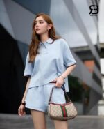 Túi Gucci Ophidia Small Shoulder Bag GG Beige Red 841341 Size 26CM chất lượng tốt nhất