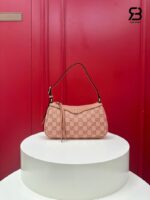 Túi Gucci Ophidia Small Shoulder Bag GG Pink 735145 Size 25CM chính hãng