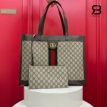 Túi Gucci Ophidia Soft tote Bag Beige Brown GG Supreme 547947 Size 44CM chất lượng tốt