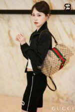 Túi Gucci Paparazzo Medium Top Handle Bag Sand Brown GG Canvas Best Ý