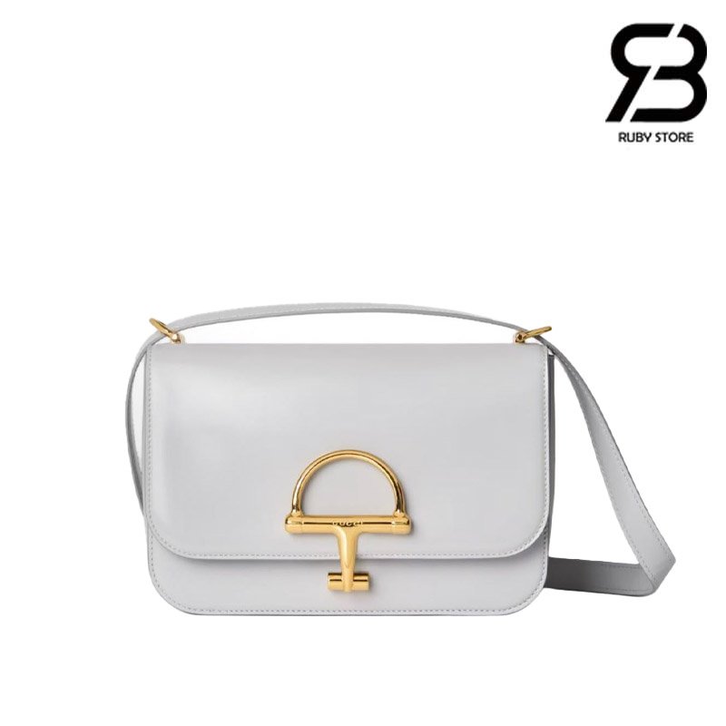 Túi Gucci Siena Small Shoulder Bag Grey Calfskin 846705 Size 22CM
