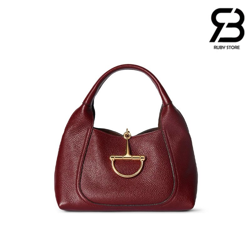 Túi Gucci Softbit Medium Shoulder Bag Ancora Red Grainy Leather 837467 Size 27CM