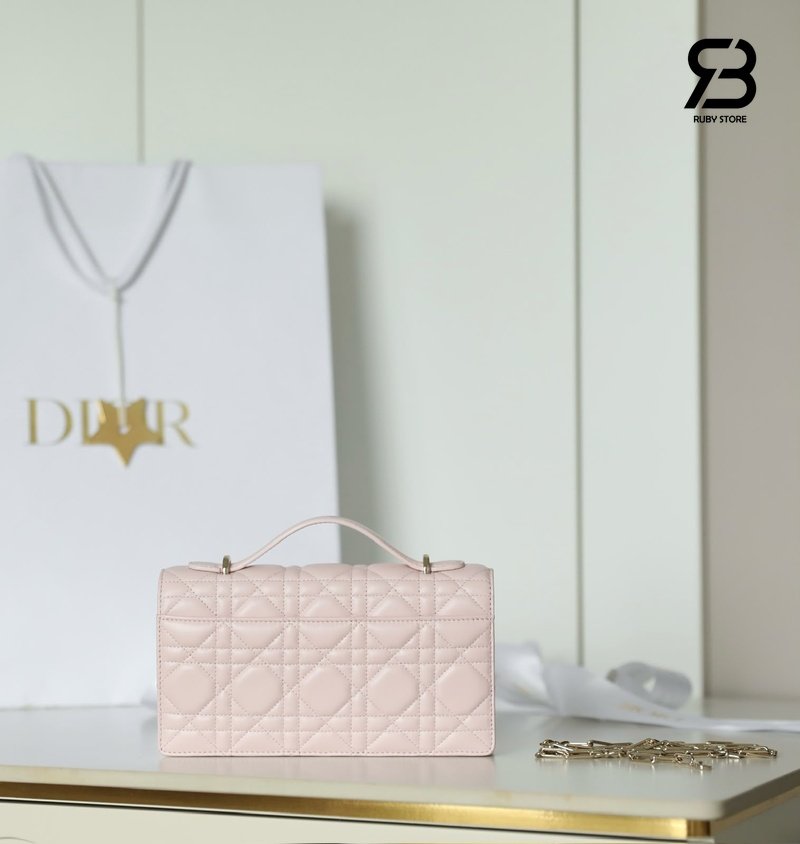 Túi My Dior Mini Bag with Bow Soupir Pink Lambskin cao cấp