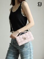 Túi My Dior Mini Bag with Bow Soupir Pink Lambskin Best Pháp