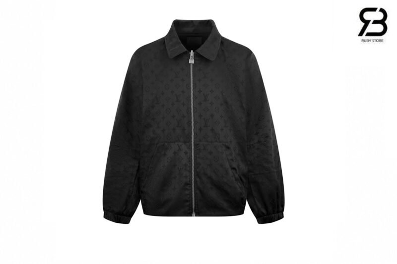 Áo Khoác LV Bomber 2 Mặt Monogram Màu Đen Best Quality sang trọng
