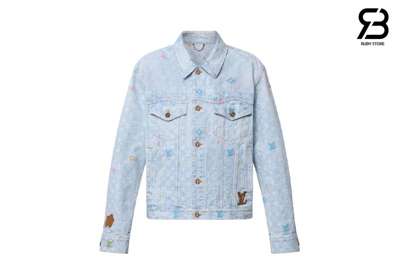 Áo Khoác LV Tyler Monogram Denim Jacket Màu Xanh Indigo, phong cách thời trang đẳng cấp