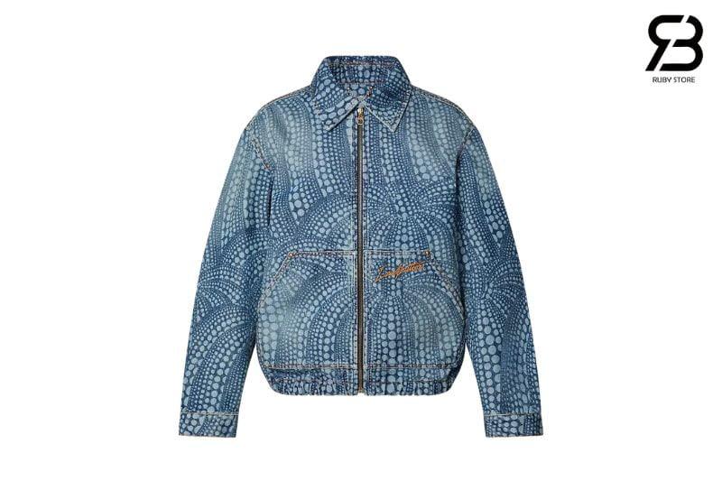 Áo Khoác LV x YK All Over Pumpkin Denim Blouson Bí Ngô sang trọng